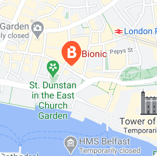 Bionic, London map