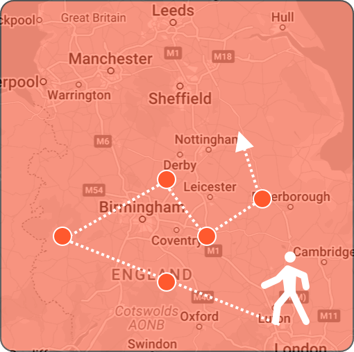 Bionic Field agents map