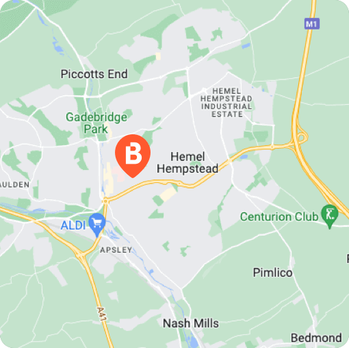 Bionic, Chelmsford map